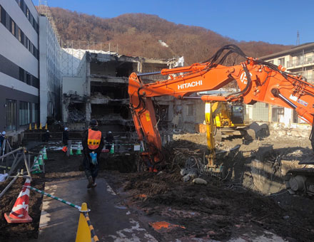 札幌市 RC造 病院(3階建て＋地下1階)